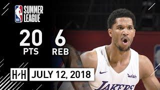 Josh Hart Full Highlights vs Clippers 2018.07.12 NBA Summer League - 20 Pts 6 Reb