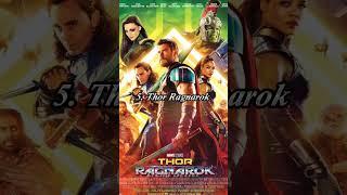 Top 10 Most liked MCU movies based on Ormax Stars india  #marvel #2023 #shorts  #trendsetter