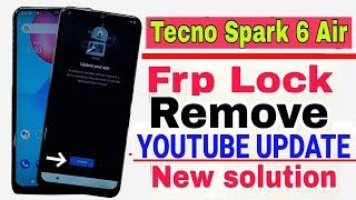 tecno spark 6 air frp bypass youtube update l Frp Bypass Android 10 Tecno Frp Google Account Unlock