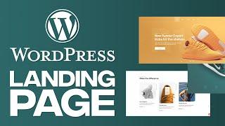 How to Create Landing Page in WordPress 2024 Tutorial For Beginners