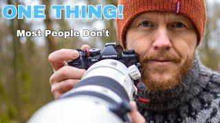 Do This ONE THING to Improve your Wildlife Photography Most People Dont