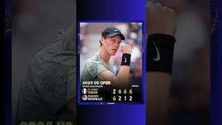 Tennis US Open 2024 Sinner surges to reach Round 2 #shorts