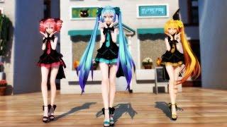 MMD 君色に染まる TDA式改変MikuTetoNeru