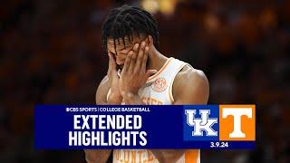 No. 15 Kentucky at No. 4 Tennessee College Basketball Extended Highlights I CBS Sports