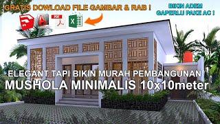 DESAIN MUSHOLA MINIMALIS   GRATIS DOWNLOAD GAMBAR & RAB