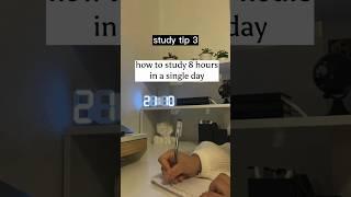 How to study 8 hours in a single day⬇️