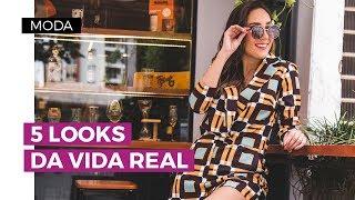 1 semana de looks reais + curso de moda  Camila Gaio