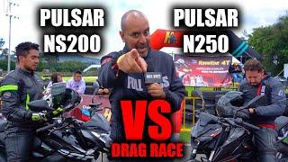 Pulsar N250  Ns200  Fullgass Drag Race Cuarto de milla