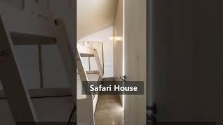 New Design Safari Tent House with Glass Door