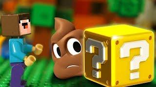NEW  Lucky Blocks for LEGO Minecraft Noobik - Stop Motion Humor Animation