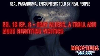 SN 16 EP 8 - GRAY ALIENS A TROLL AND MORE NIGHTTIME VISITORS - REAL PARANORMAL ENCOUNTERS
