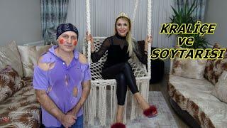 KRALİÇE VE SOYTARISI  #HerşeyEvet  Salonun Ortasına Salıncak Kurduk