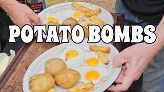 Potato and Eggs Breakfast Bombs by the BBQ Pit Boys