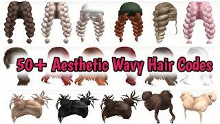 50+ Aesthetic Wavy Hair Codes For Roblox Berry Avenue 2023 l Wavy Hair Codes