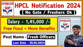 ₹145000 Salary  HPCL Notification 2024  No Gate  Freshers Eligibile  jobs for you tamizha
