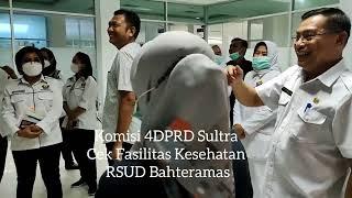 Komisi 4 DPRD Sultra Cek Fasilitas  Kesehatan RSUD Bahteramas