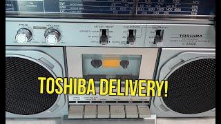 Toshiba Boombox TR-S502D Appraisal Before Repair. Radio Cassette.