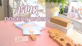 Bestellungen verpacken in Echtzeit  ASMR small business no music or talking