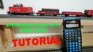 #3Tutorial Steigungen berechnen Let´s Modellbahn