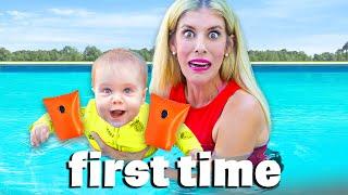 My Daughter Goes Swimming For First Time Emotional