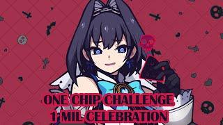 【1 Million Subs Celebration】 One Chip Challenge 