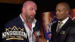 Triple H on controversy surrounding Orton and Gunther King and Queen of the Ring 2024 exclusive