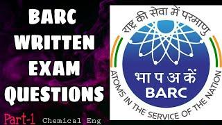 BARC 2021 Questions of written Exam  Part-1