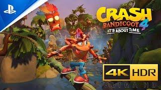 Crash Bandicoot 4 Its About Time PS5 4K 60FPS HDR Gameplay