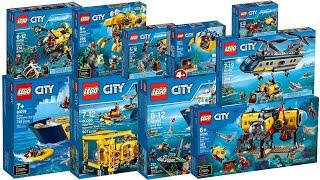 All LEGO City Deep Sea Explorers Sets 2015-2020 CompilationCollection Speed Build