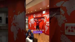 Que louco O Check-In da Nintendo no Aeroporto de Tokyo