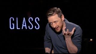 GLASS movie interviews - Shyamalan McAvoy Samuel L. Jackson Paulson Taylor-Joy