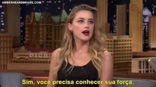 Amber Heard no Jimmy Fallon LEGENDADO PTBR