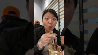 Trying Korean raw marinated crab & shrimp 