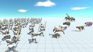 Army of 200 TEUTONIC KNIGHTs vs ALL TEAMS Animal Revolt Battle Simulator