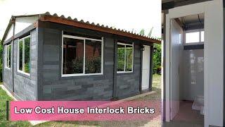 Interlock Bricks House Model  Low Cost House Interlock Bricks