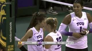 Minnesota vs TCU   Women Volleyball Sep 72024