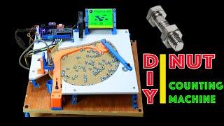 Semi Automatic NUT Counting Machine  DIY  Arduino Project  Experiment UAE