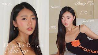 My Everyday Douyin Makeup︎ My fav tips & tricks + in depth tutorial ₊˚⊹ ᰔ