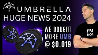 Umbrella Network UMB - LOW CAP CRYPTO GEMS 2024 - Umbrella Crypto News & UMB Token Price Prediction