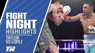 Teofimo Lopez Upsets Josh Taylor to Win Jr. Welterweight Title  FIGHT HIGHLIGHTS