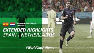 Spain 1-5 Netherlands  Extended Highlights  2014 FIFA World Cup