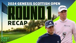 A Justin Thomas Sighting + McIlroy Aberg Go Low - Genesis Scottish Open Round 1  The First Cut