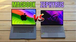 MACBOOK vs WINDOWS Laptop - Asus ROG Zephyrus G14 2024 vs M3 Macbook Air Comparison