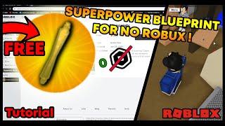 HOW TO GET THE SUPERPOWER WITHOUT PAYING ROBUX Lumber Tycoon 2