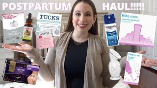 POSTPARTUM & BREASTFEEDING HAUL  FIRST TIME MOM