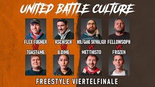 FREESTYLE VIERTELFINALE  KSCHICH FROZEN FELLOWSOPH TOAST4ME uvm.  UBC  03.10.24