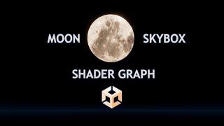 Moon skybox in Unity3D #shadergraph #howto