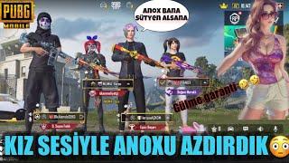 KIZ SESİYLE YAPARAK KENDİNE AŞIK ETTİ EFSANE TROLL  PUBG MOBİLE