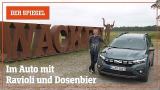 Wir drehen eine Runde Dacia Jogger im Test – Im Auto mit Ravioli und Dosenbier  DER SPIEGEL