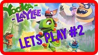 Yooka Laylee Lets Play PS4 germandeutsch blind gameplay - Teil 2 - Stammblock Tropen